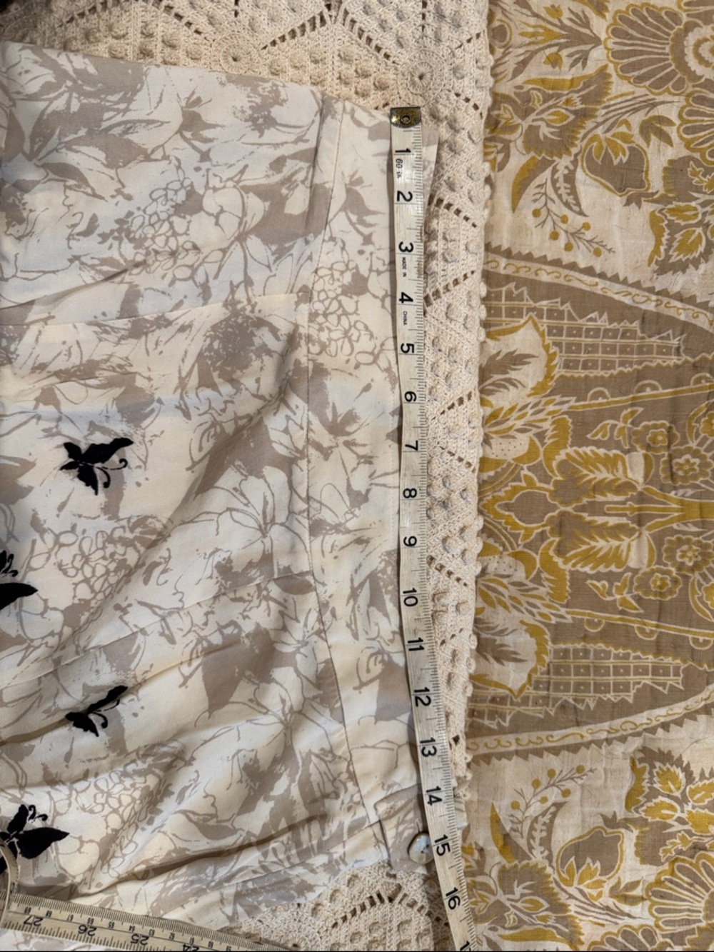 Soft Surroundings Black and White Butterfly Maxi Skirt - Picture 6 of 14